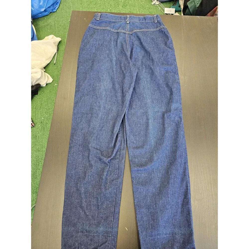 Vintage 60s Beeline Fashions High Rise Yoke Front Bareback‎ Taper Leg Mom Jeans